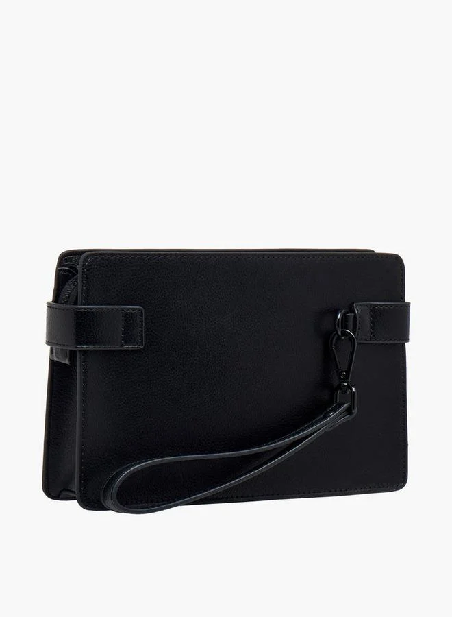 DUCHINI BLACK Men Wristlet Strap Pouch for Men | Best Price UAE